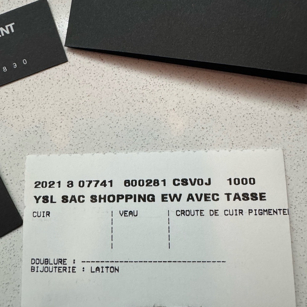 Saint Laurent Shopper Tote - Picture 5 of 12